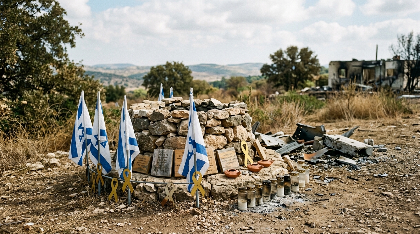 נתניהו הדליק נר זיכרון לנרצחי 7 באוקטובר: "נבוא חשבון"