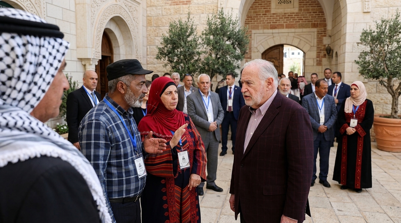 שגריר ארה"ב ביקר בגדה ופגש אמריקאים פלסטינים