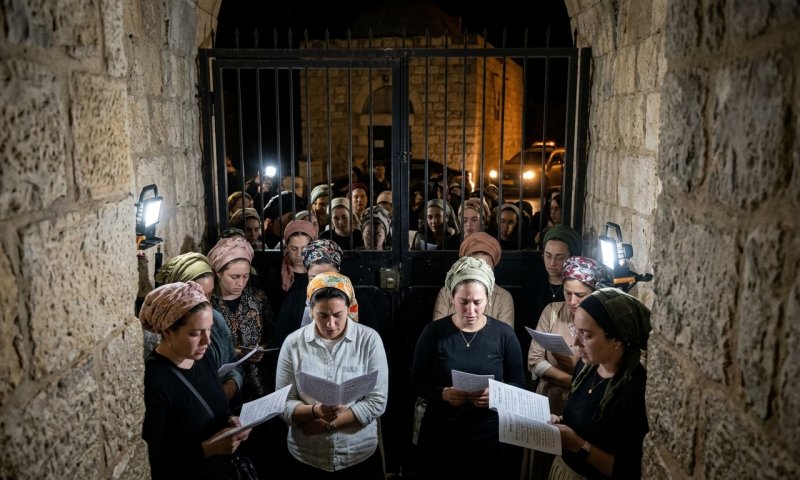 אלפים נכנסו הלילה לקבר יוסף לקראת ראש השנה
