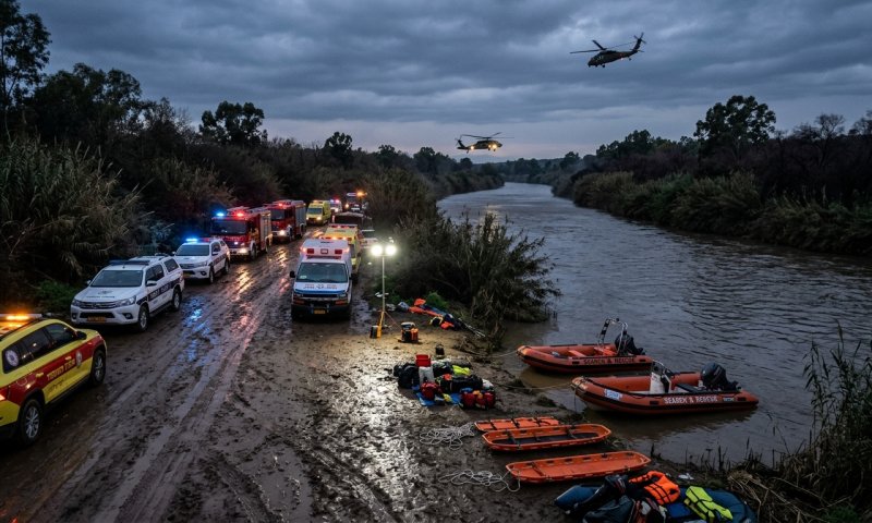 נערה בת 13 טבעה למוות בנהר הירדן, חיפושים נמשכים אחר חברתה