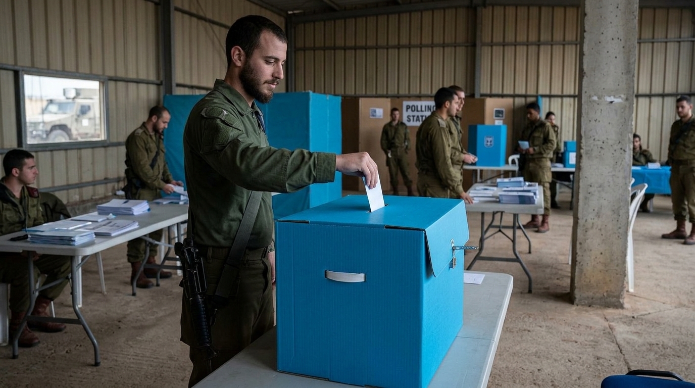צה"ל פורש 850 קלפיות לחיילים בעזה ובלבנון