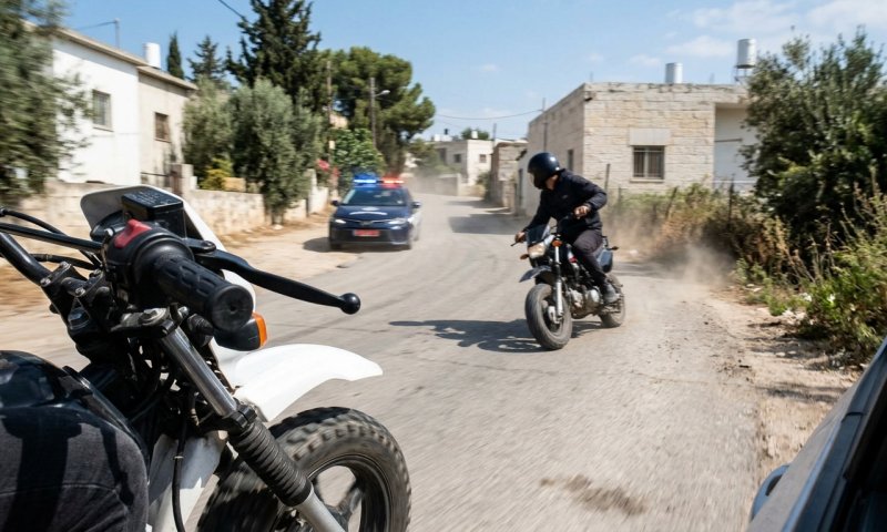 בן 18 נמלט ממג"ב עם בן דודו בן ה-7 ללא קסדה