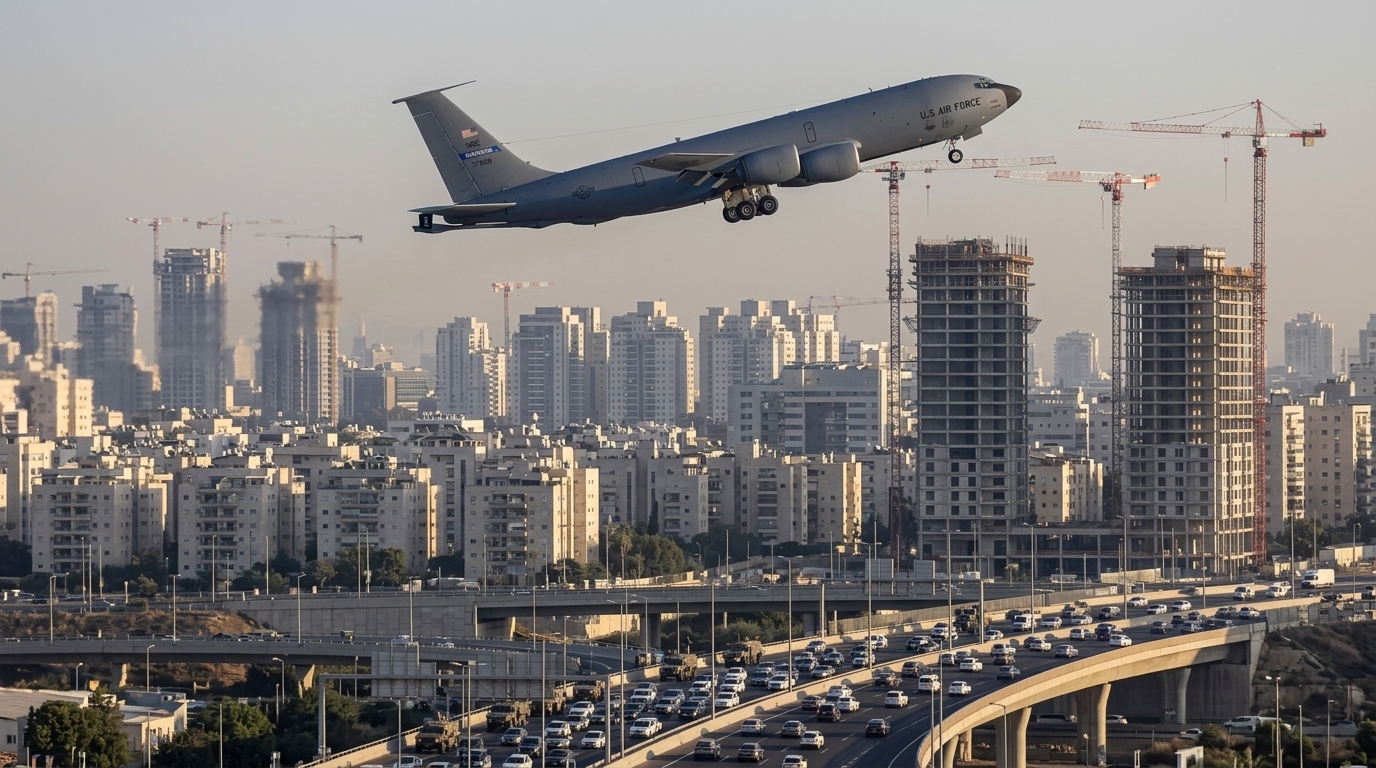 מטוסי תדלוק אמריקאיים נפרסו בישראל לקראת עימות עם איראן