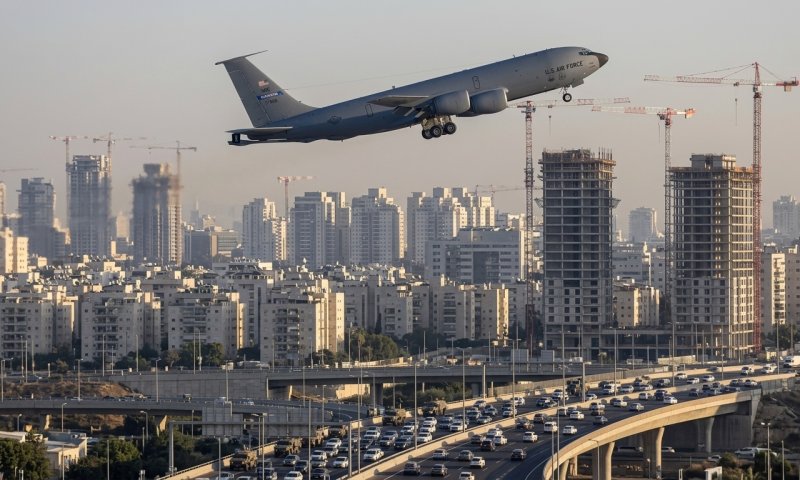 מטוסי תדלוק אמריקאיים נפרסו בישראל לקראת עימות עם איראן