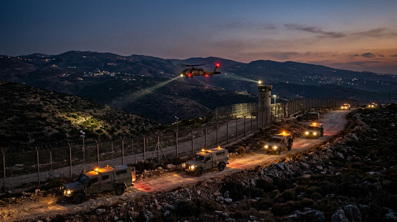 צה"ל מכריז על נוהל "אביר לילה" ביישובי הגולן בעקבות חשודים בצד הסורי