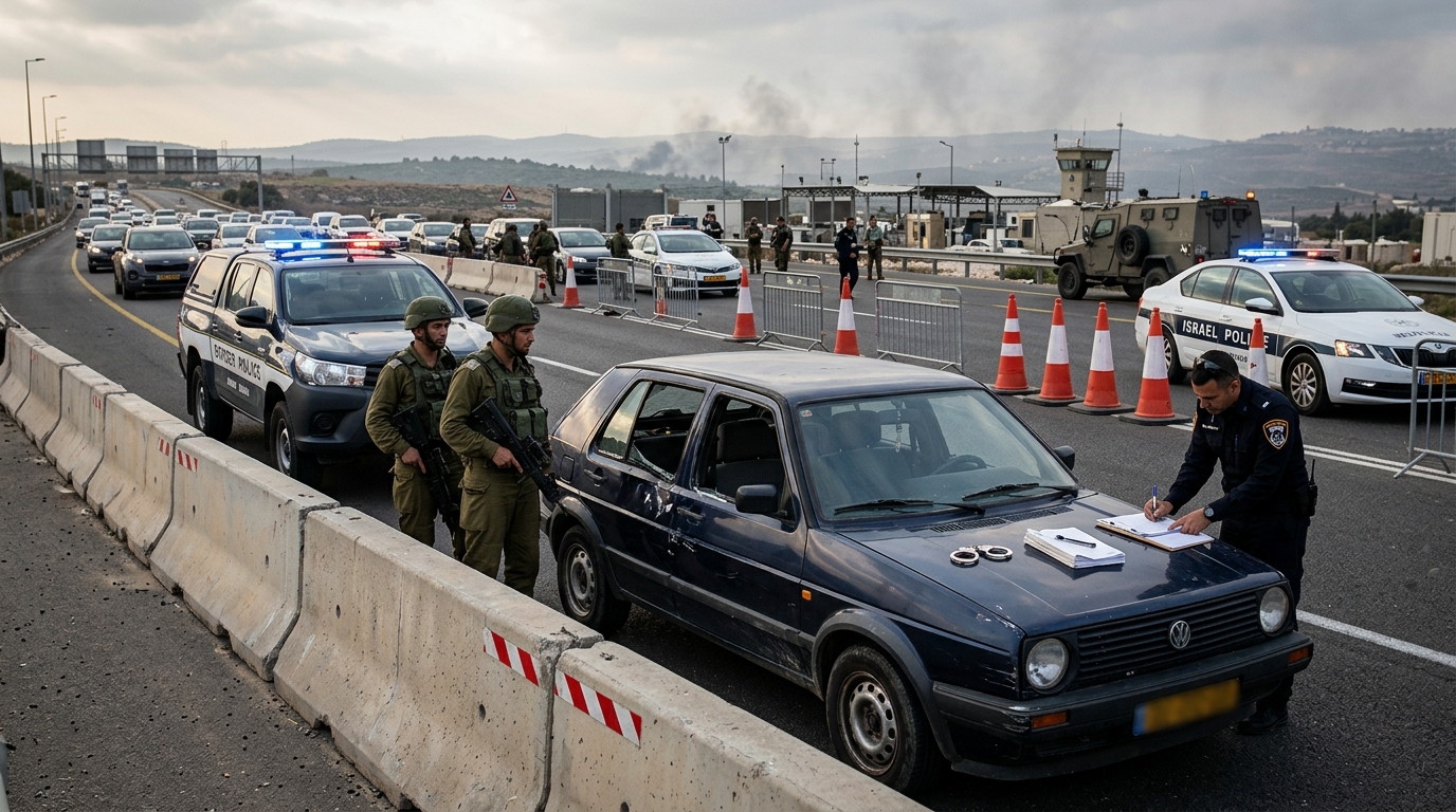 עריק חרדי נעצר ברכב גנוב במעבר עופר והוסגר לצבא