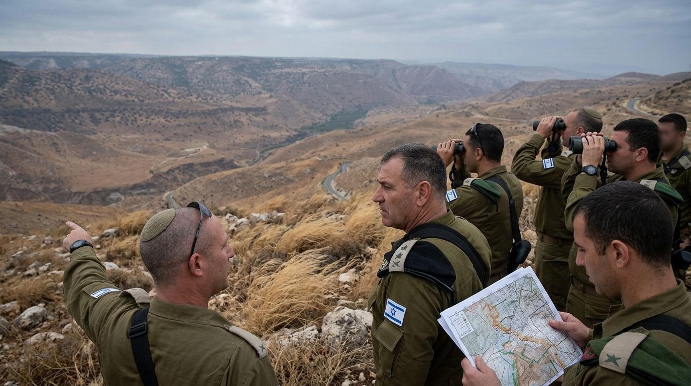 זמיר בביקור בדרום סוריה: לא נאפשר התבססות עוינת