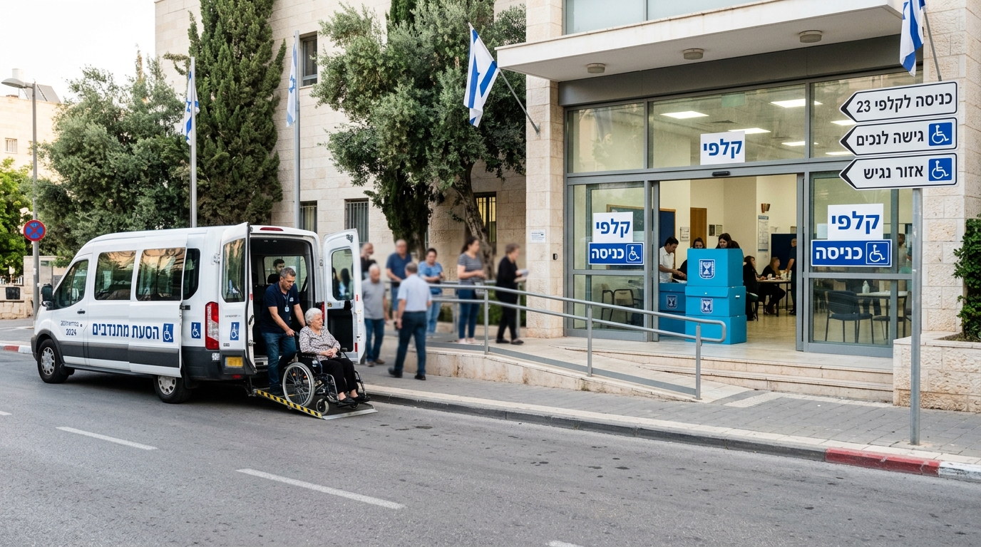 רק מחצית מהקלפיות יונגשו לקשישים ולנכים בבחירות