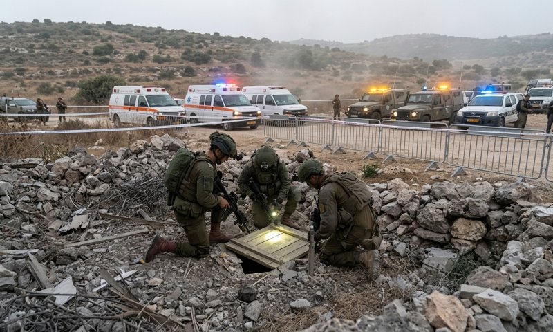 צבא ישראל חשף מנהרת חיזבאללה עם מאות כטב"מים בדרום לבנון
