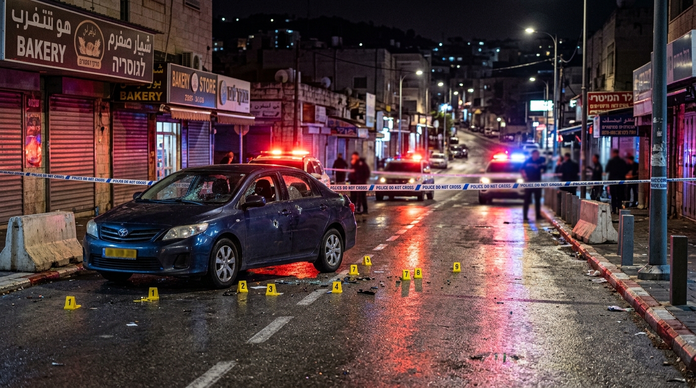 חשד לרצח: גבר בן 60 נורה למוות בתוך רכבו בשפרעם