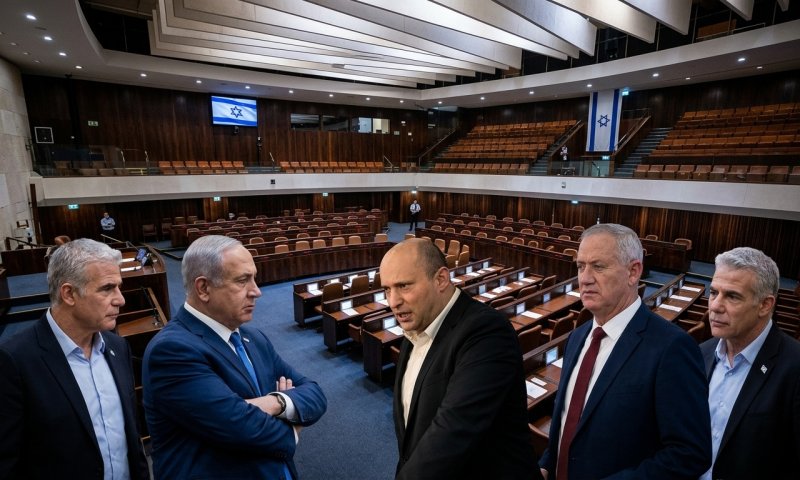 סקר מנדטים: תיקו בין נתניהו לאיזנקוט, בנט צונח ל-13 מנדטים