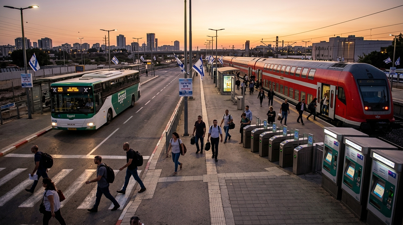 ועדת הבחירות: תחבורה ציבורית חינם ביום ההצבעה