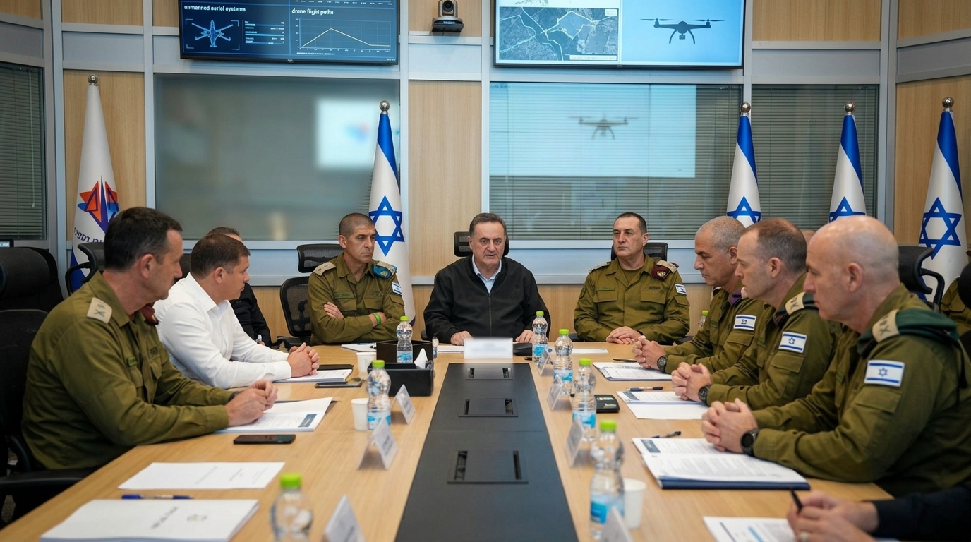 כ"ץ כינס דיון דחוף על איום הרחפנים: "פועלים לתוכנית מיידית"