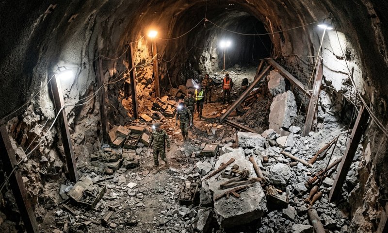 צה"ל השמיד מנהרת טרור של חיזבאללה בדרום לבנון