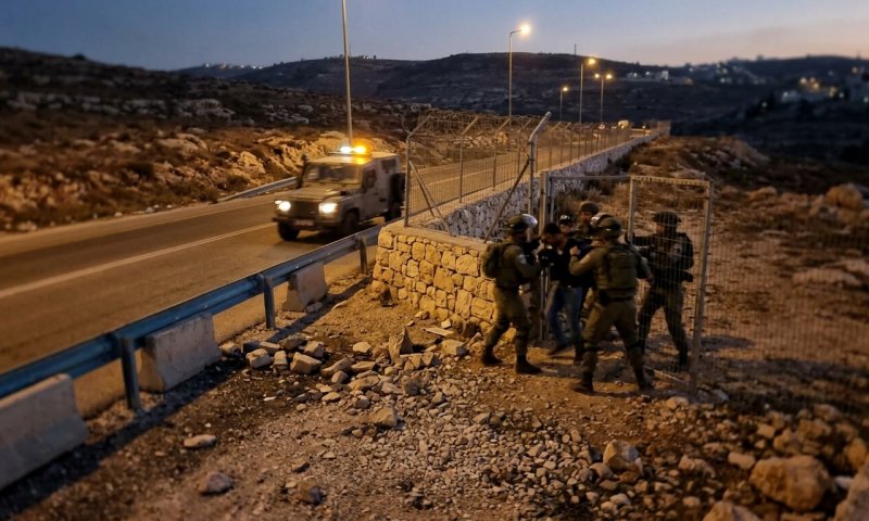 מג"ב עצר חשוד ביידוי אבנים בכפר בית פוריק שליד שכם
