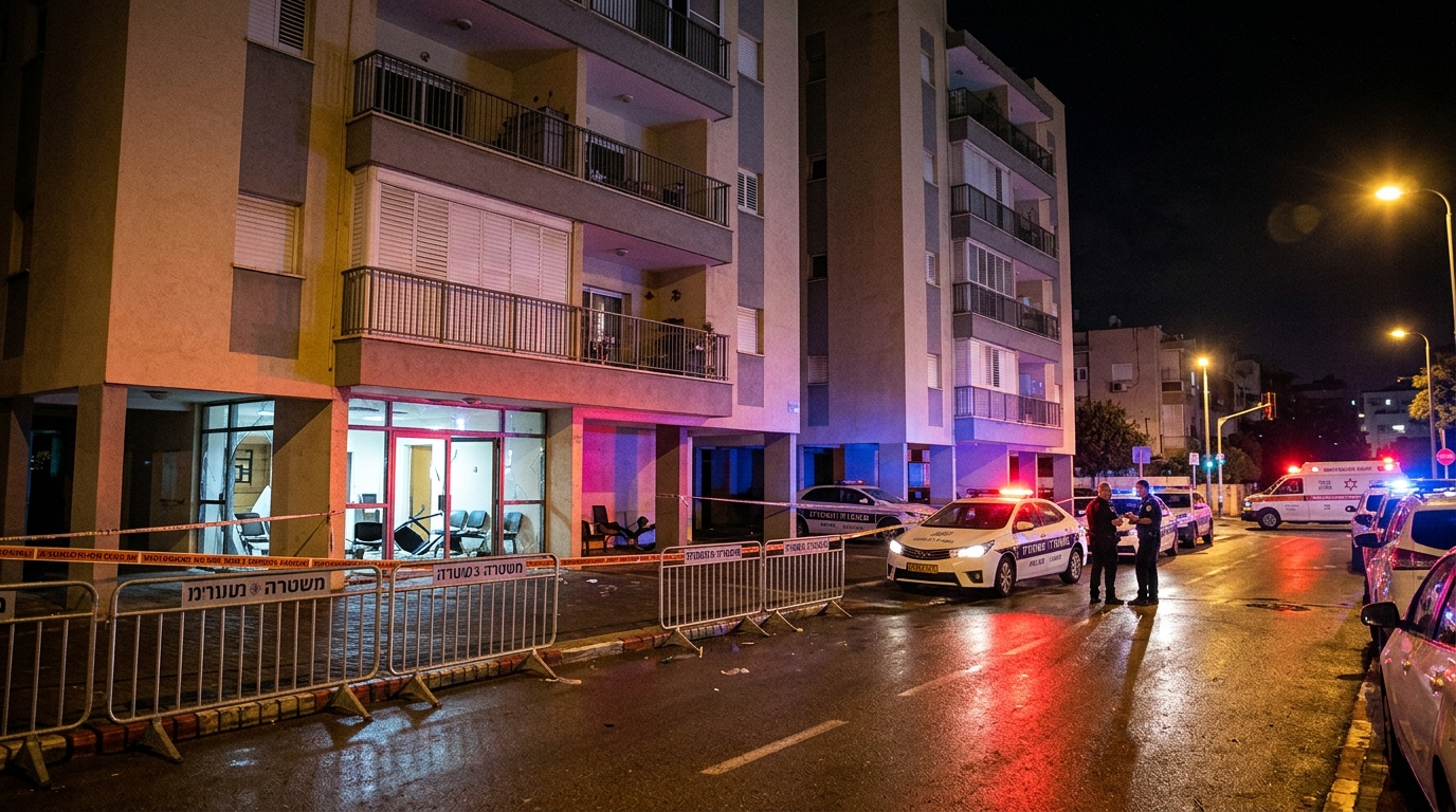 ירי לעבר בניין מגורים בהרצליה, המשטרה חוקרת