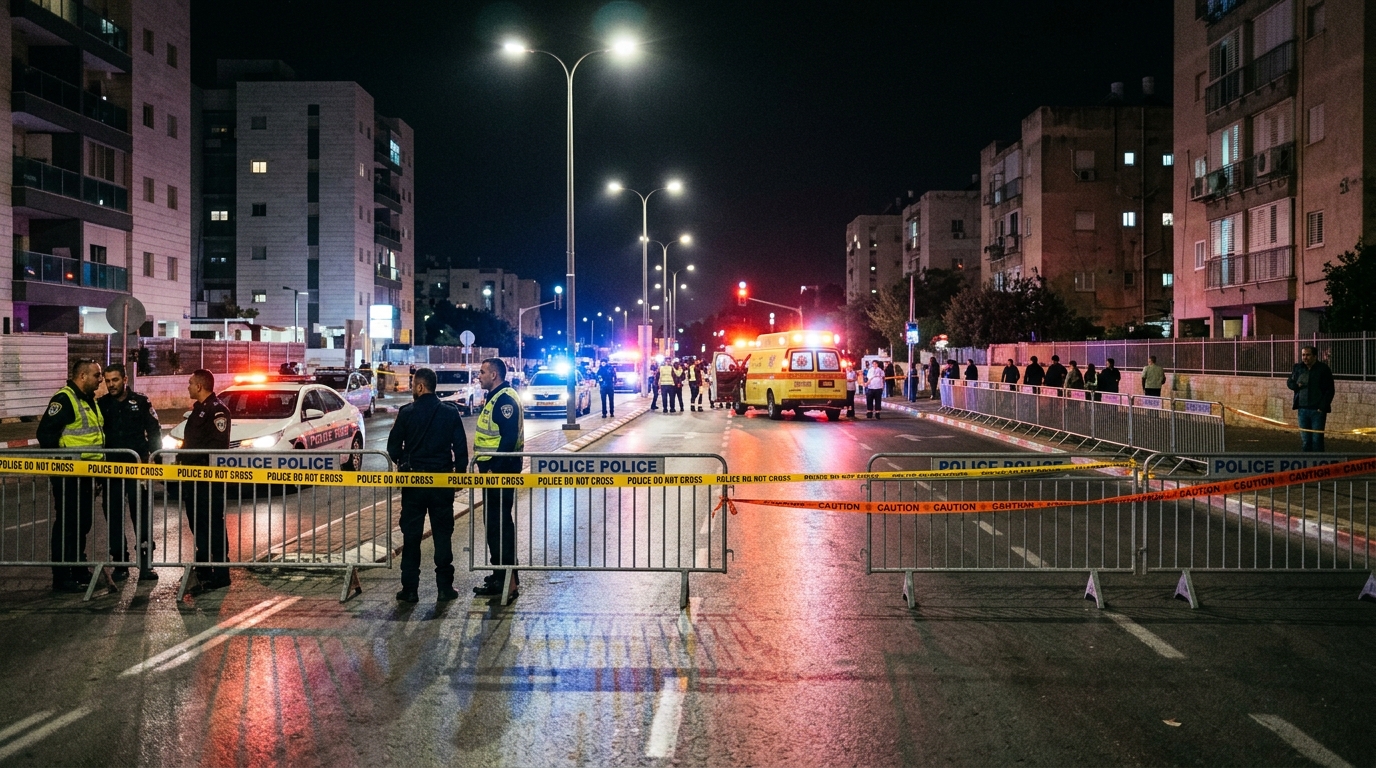 אישה נדקרה בבאר שבע, מצבה אנוש