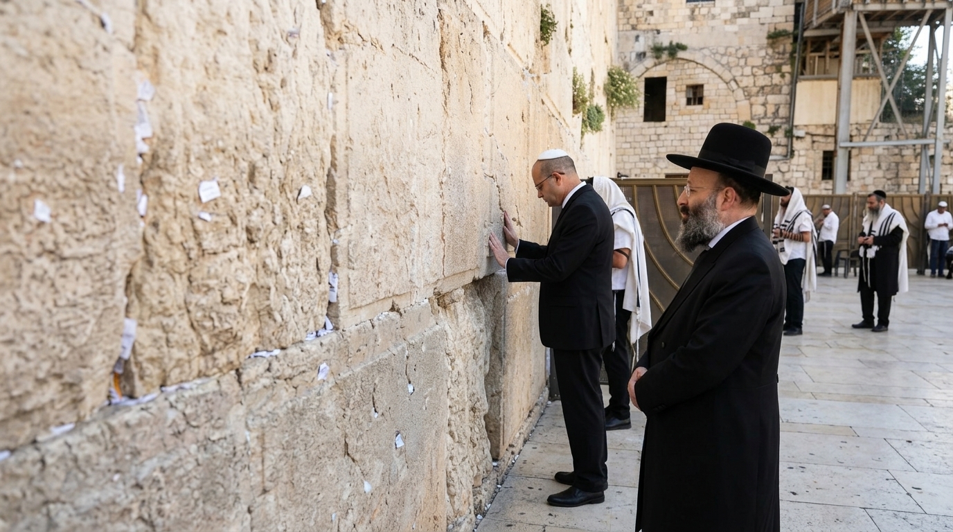 ראש המוסד גופמן ביקר לראשונה בכותל: "נצח ישראל לא ישקר"