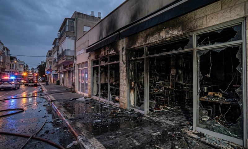 שני סניפי ג'פניקה הותקפו בלילה אחד: בקבוק תבערה בנתניה, רימון בעפולה