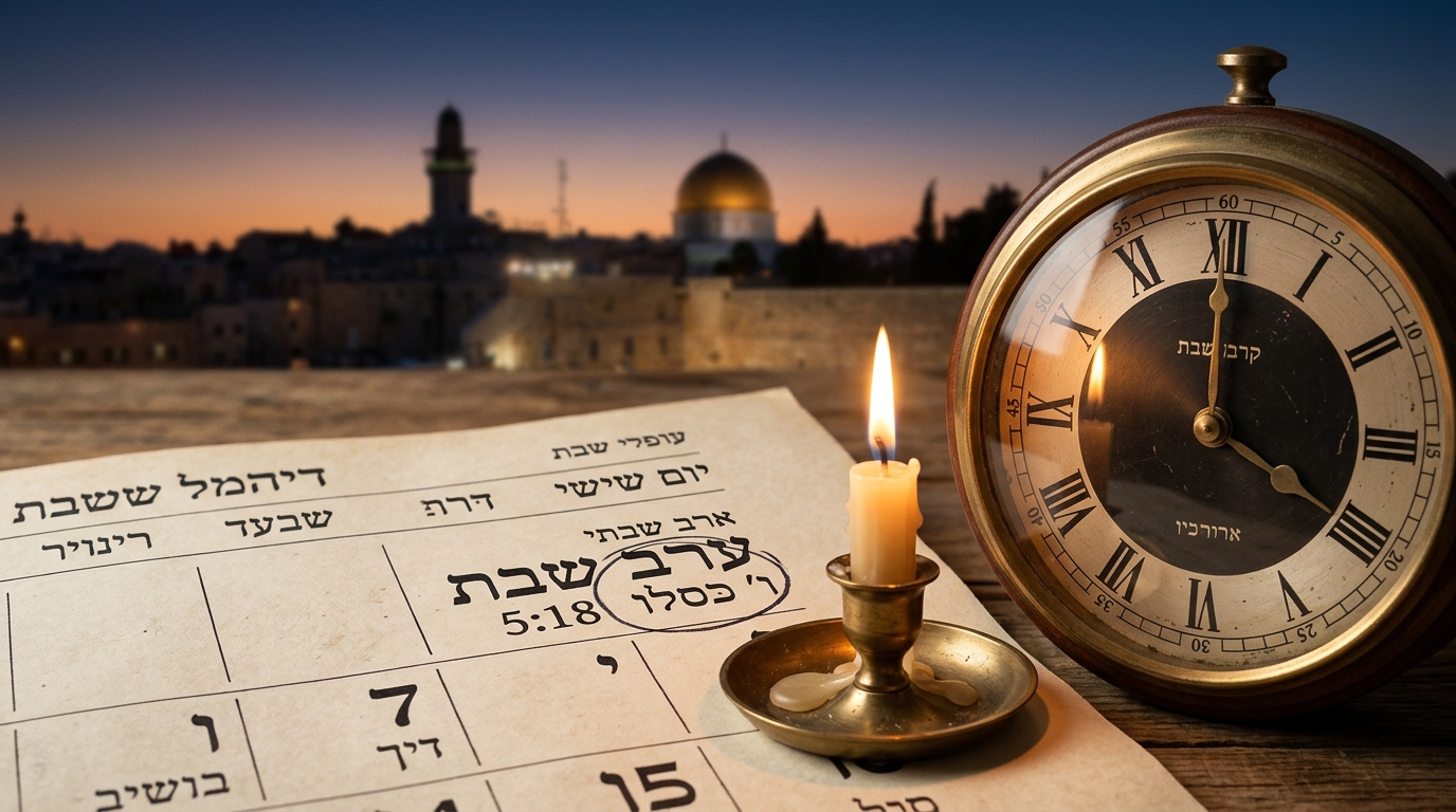 זמני כניסת ויציאת שבת לפרשת חוקת - 19 ביוני 2026