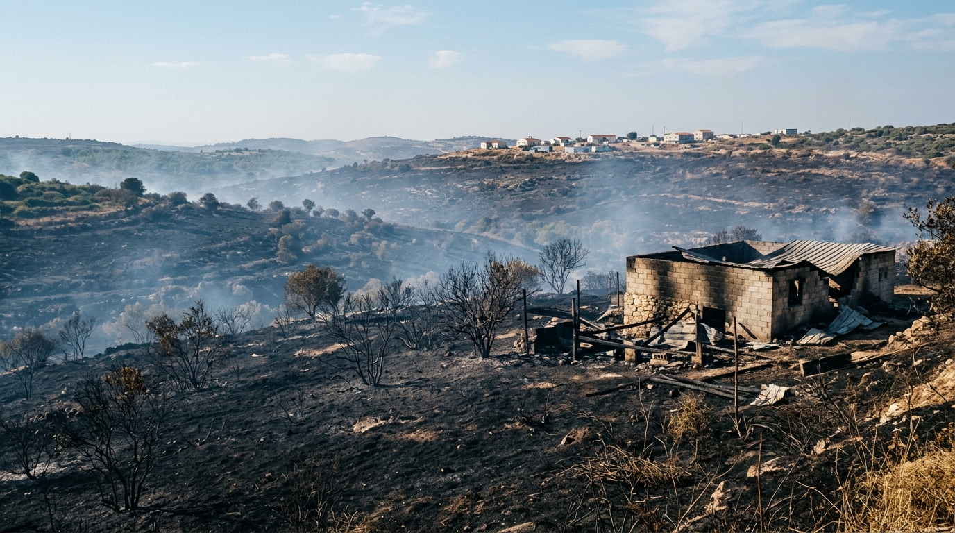 שריפה בהר חברון הצתה גל אלימות: חמישה פלסטינים נפצעו