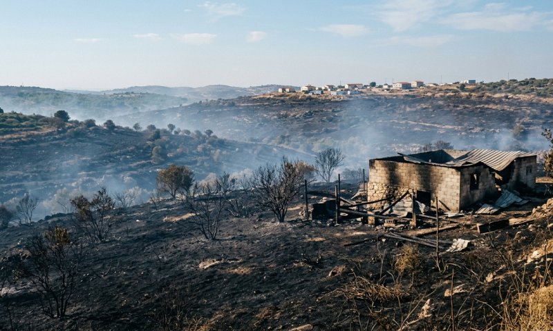 שריפה בהר חברון הצתה גל אלימות: חמישה פלסטינים נפצעו