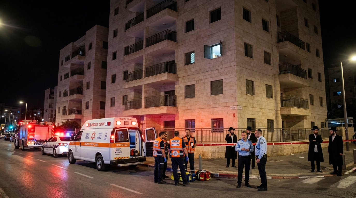בחור ישיבה כבן 20 נהרג בנפילה מבית מדרש עליון