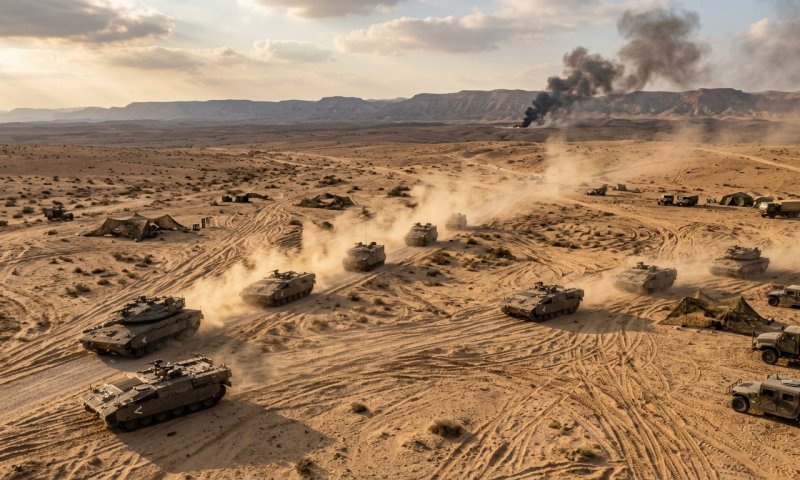 החל מאחר הצהריים: תרגיל צבאי נרחב ברמת הנגב