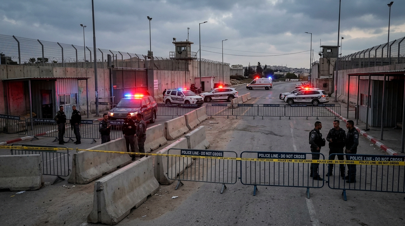 לוחם מג"ב שירה בשני מאבטחים במחסום קלנדיה - נשלח למעצר בית