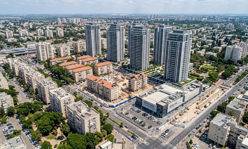 אקרו זכתה במכרז פינוי-בינוי בכפר סבא: 440 דירות במגדלים של 24 קומות