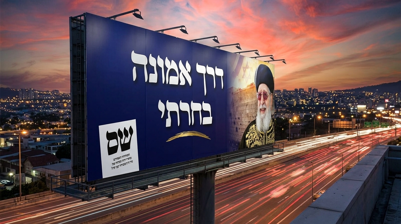 ש"ס חשפה את סלוגן הבחירות, נעם לישראל מאשימה בגניבה
