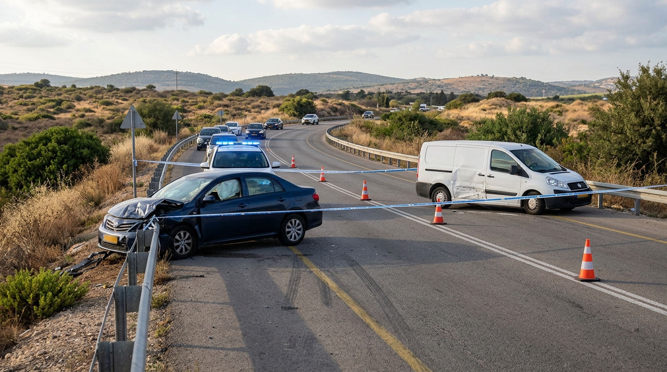 נהרג ושניים נפצעו בתאונה בין רכב למשאית בכביש 80 בנגב