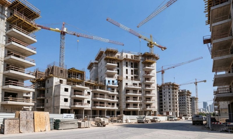 הלמ"ס: התחלות הבנייה צנחו, ההתחדשות העירונית נחלשת