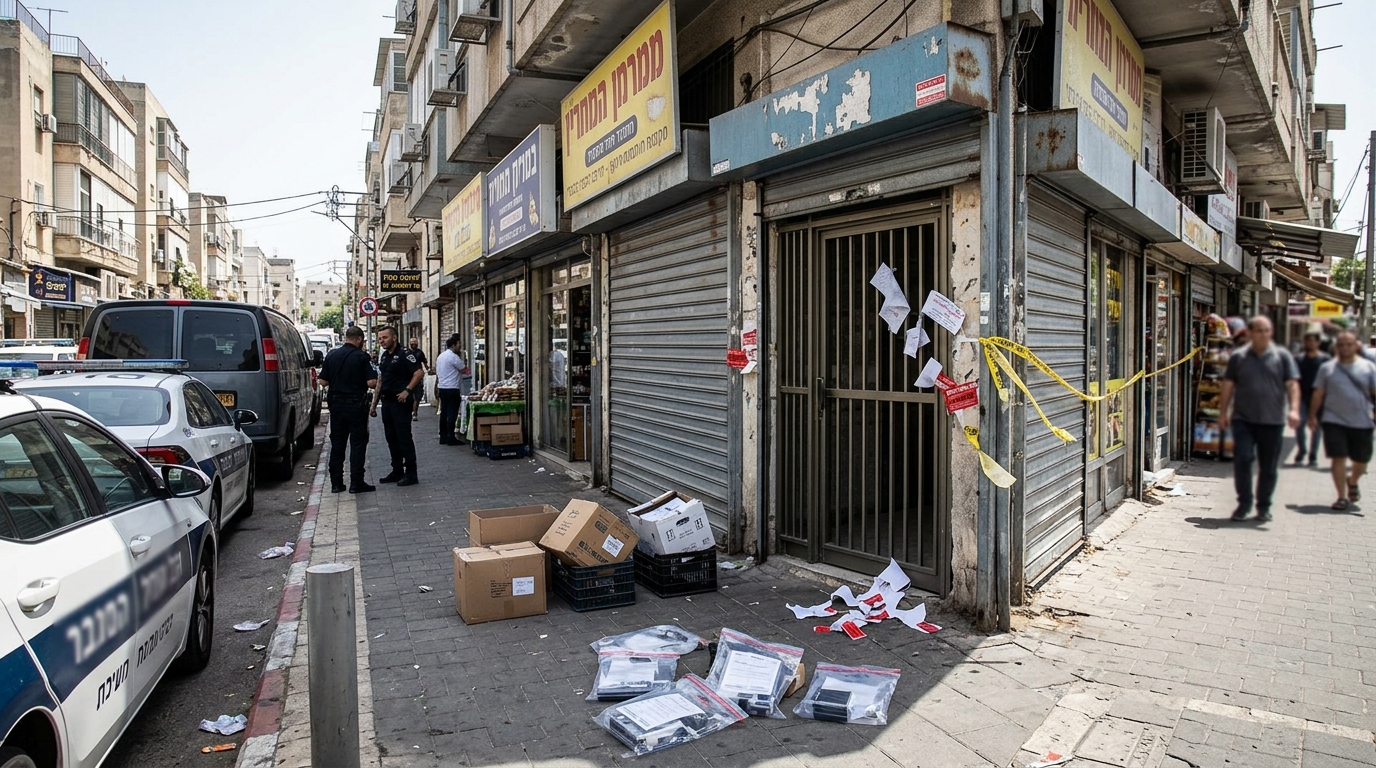 שלושה עסקים בבני ברק נסגרו לחודש: שוהים בלתי חוקיים וסמים נתפסו בהם