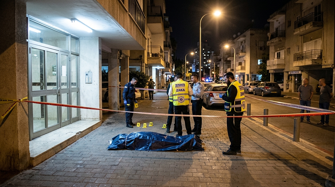 גופת גבר בן 50 אותרה בשטח פתוח ברחוב הנגב בתל אביב