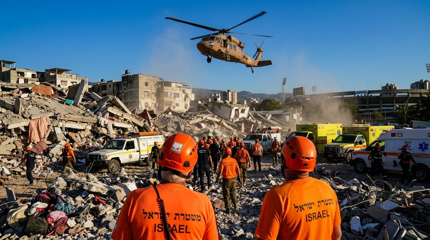 16 מחלצים ישראלים פועלים בוונצואלה: "היקף ההרס חריג במיוחד"