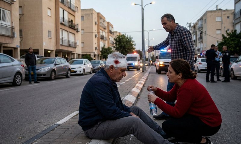 קריית גת: קטינים תקפו נהג בן 64 ופצעו אותו בראש