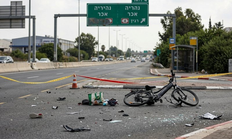 רוכב אופניים חשמליים נפצע קשה בצומת לוחמי הגטאות