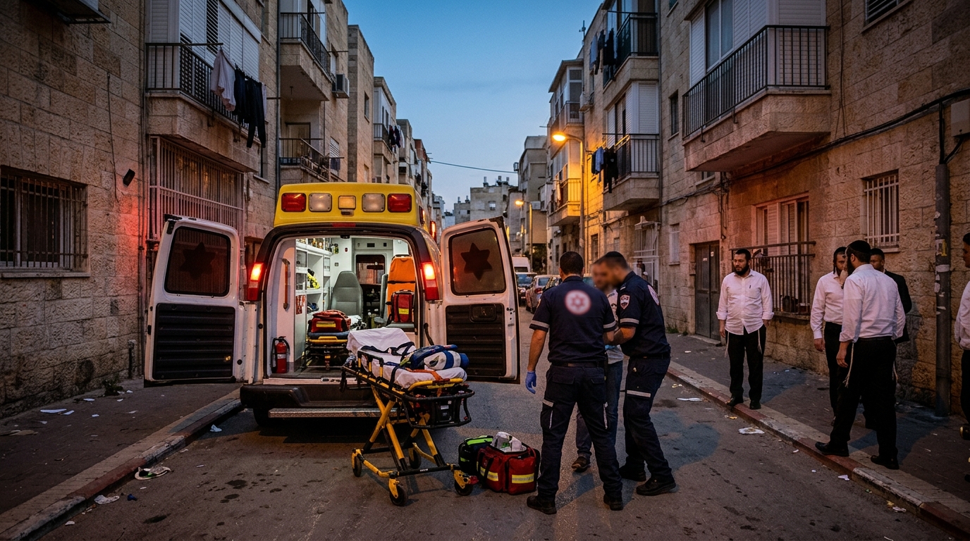 פעוט נחנק מספוג בבני ברק, מצבו ניצל ברגע האחרון