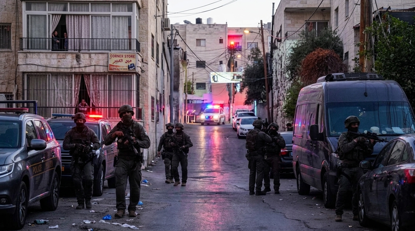פשיטת ענק על עשרות יעדי פשיעה: מאות שוטרים עצרו חשודים בסחר נשק וסמים