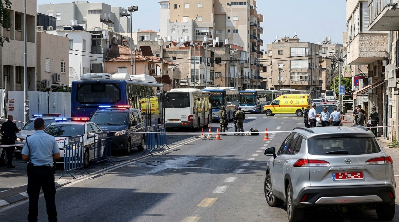 חשש הוסר: חבלני המשטרה בדקו חפץ חשוד באוטובוס בבני ברק