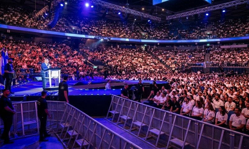 בן גביר נאם מול 5,000 מתנדבי כיתות כוננות