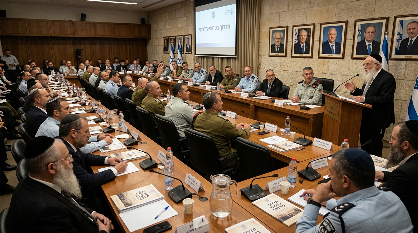 הרבנות הראשית והמשטרה השיקו ספר הלכה לאנשי הביטחון