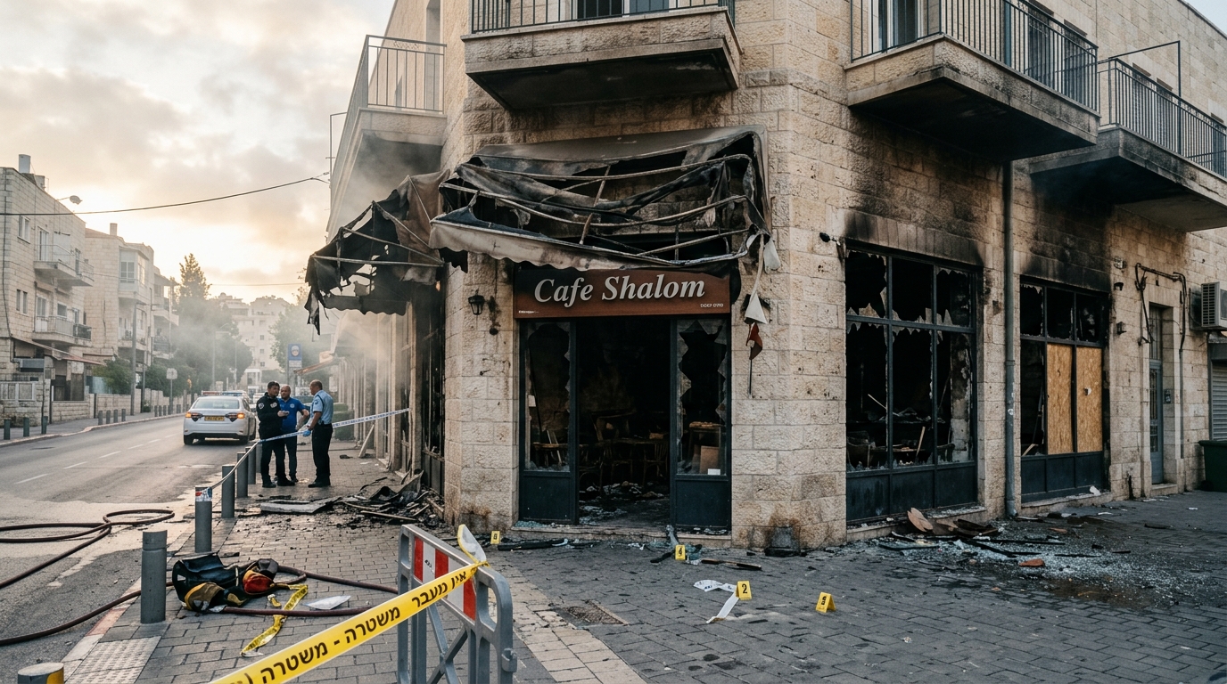 שלושה מביתר עילית יועמדו לדין על הצתת בית קפה ברמת גן שלוש פעמים