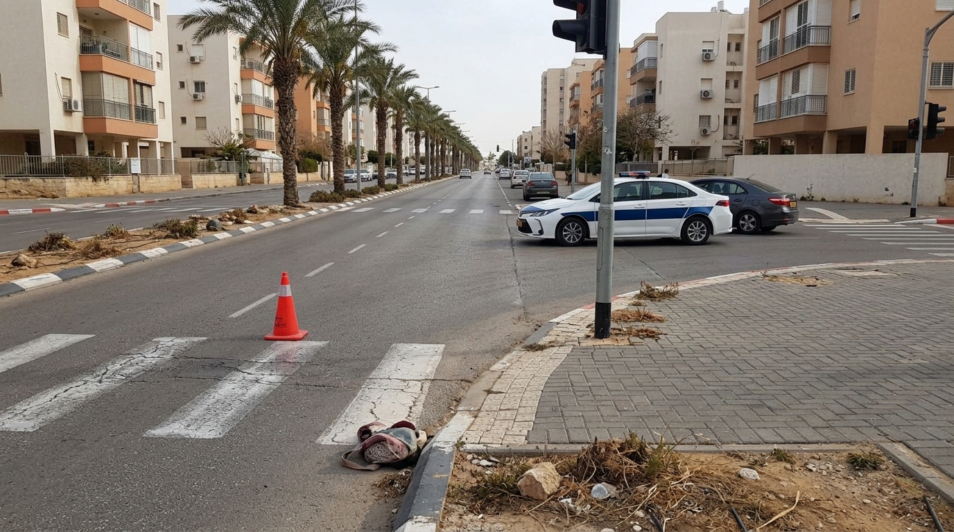 הולכת רגל בת 60 נפצעה בינוני מרכב בדימונה