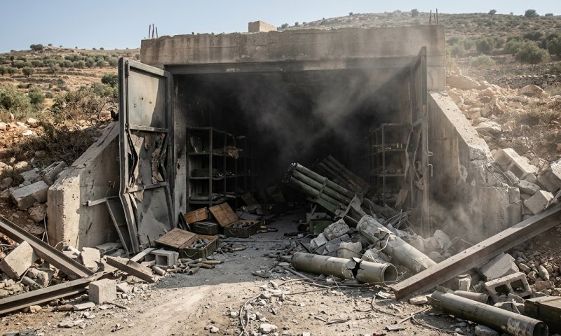 גולני השמיד מחסני נשק של חיזבאללה בדרום לבנון