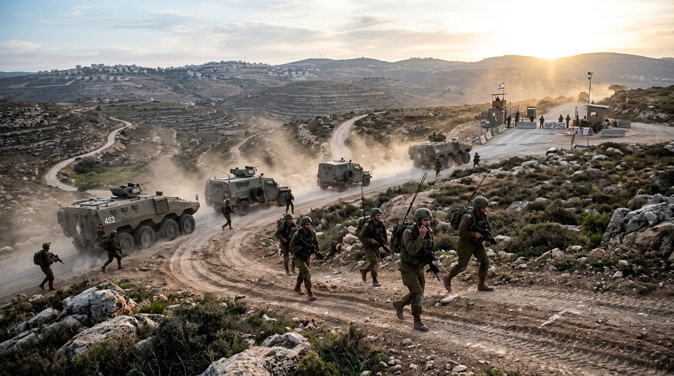 צה"ל הקפיץ כוחות בתרגיל פתע ביהודה ושומרון