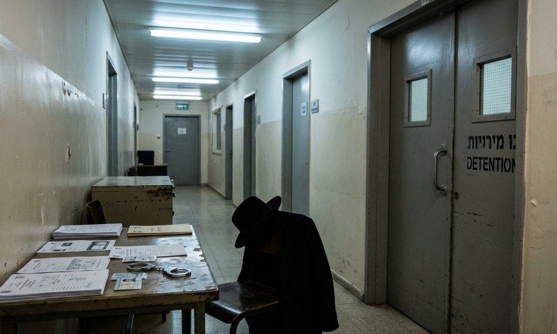 אב לחמישה מחסידות בעלז הגיע להסדיר מעמדו בלשכת הגיוס - ונעצר