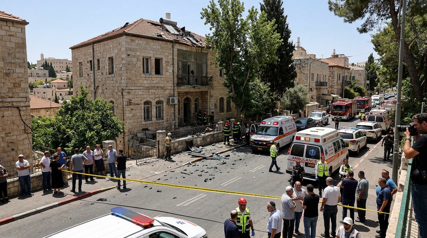 פועל בן 27 נכווה קשה מהתפוצצות דוד שמש בירושלים