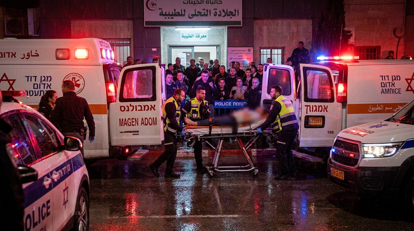 שלושה גברים נדקרו בטייבה, שניים מהם במצב קשה